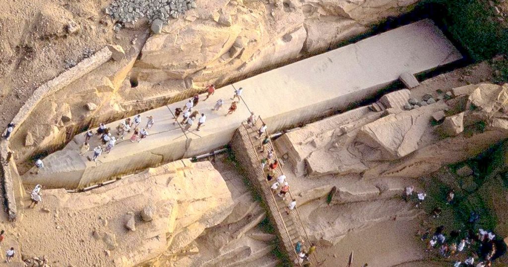 Unfinished Obelisk Ancient Quarry Aswan