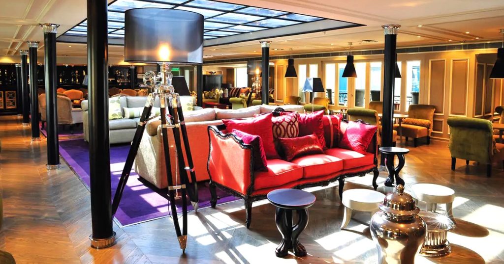 Interior cabin of MS Mayfair Nile River Cruise Egypt