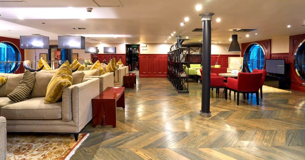 Interior cabin of MS Mayfair Nile River Cruise Egypt